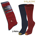 10-PAIR: Gold Toe Men's Pheasant Dots Ribbed Crew Socks (L) $16.99 + Free Shipping