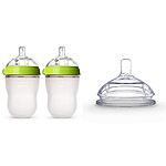 2-count 8oz Comotomo Baby Bottles (Green) + Silicone Replacement Nipple (Bundle) $15.67 + Free Shipping w/ Prime or on $35+