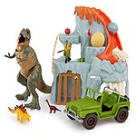 14-Piece Terra by Battat Lava Mountain T-Rex Adventure Playset - Electronic Dinosaur with Light-Up Eyes $16.77 + Free Shipping w/ Prime or on $35+