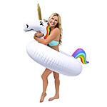 GoFloats Unicorn Pool Float Party Tube Inflatable Raft $12.41 + Free Shipping w/ Prime or on $35+