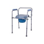 SevaCare Bundle: 3-in-1 Steel Bedside Folding Commode Chair, Portable Toilet &amp; 50 Count Disposable Liners $44.98 + Free Ship