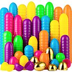 50-Piece JOYIN 44 - 2.3&quot; Plastic Easter Eggs + 6 Golden Eggs $5.99 + Free Shipping w/ Prime or on $35+