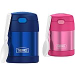 2-Pack 10-Oz Thermos Funtainer Stainless Steel Insulated Kids Food Jar w/ Spoons $15.90