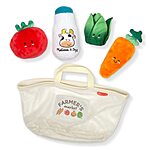 Melissa &amp; Doug Multi-Sensory Market Basket Fill &amp; Spill Toy - Pretend Play Food Menus Grocery Toys $12.83 + Free Shipping w/ Prime or on $35+