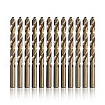 12 Pack Drill America D/ACO17/64P12 17/64&quot; Cobalt Heavy Duty Drill Bit $7.47 + Free Shipping w/ Prime or on $35+