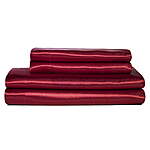 King Size Majestic Elegance Luxury Satin Super Soft Sheet Sets (Red) $9.30  + Free S&amp;H w/ Walmart+ or $35+