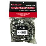 Rutland Products 94 Graphite Impregnated Rope Gasket, 1&quot; x 72&quot;, 6 feet $6.44 + Free Shipping w/ Prime or on $35+
