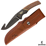 Browning 8.5&quot; Hunter Fixed Blade Gut Hook Knife $29.99 + Free Shipping