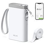 Nelko P21 Bluetooth Label Maker (White, iOS &amp; Android Compatible) $9.99 + Free Shipping w/ Prime or on $35+