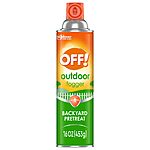 16 oz. OFF! Outdoor Insect &amp; Mosquito Repellent Backyard Fogger $4.47 + Free Shipping w/ Prime or on $35+
