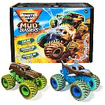 2-Pack Monster Jam Mud Blasters, Grave Digger and Megalodon Color Changing Trucks $9.99 + Free Shipping w/ Prime or on $35+