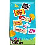 270 Pcs. 64.5 oz Hershey Assorted Flavored, Easter Candy Bulk Bag $15.41 + Free Shipping w/ Prime or on $35+