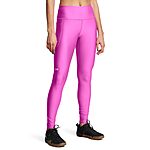 Under Armour Womens HeatGear Armour High No-Slip Waistband Pocketed Leggings, Vivid Magenta/White (XX-Large) $9.28 + Free Shipping w/ Prime or on $35+