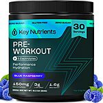10.3-Oz Key Nutrients Pre-Workout Hydration Powder (Blue Raspberry) $9 w/ Subscribe &amp; Save
