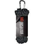 100 ft. GEAR AID 1100 Paracord and Carabiner, 5.5 mm Heavy-Duty Cord for Camping, Fishing Equipment (Black) $8.97 + Free Shipping w/ Prime or on $35+