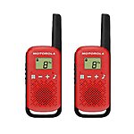 2-Pack Motorola Solutions Talkabout T110, Kids Two-Way Walkie Talkie Safety &amp; Privacy Easy Pairing - 16 Mile  $28.79 + Free Shipping w/ Prime or on $35+