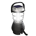 Dynamo Hand Crank Solar Powered Lantern - Battery or Rechargeable LED Light (Black) $13.22 + Free Shipping w/ Prime or on $35+
