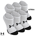 6-Pairs Youth Under Armour Performance Tech No Show Socks (YL: 13.5K-4.5Y) $7.99 + Free Shipping