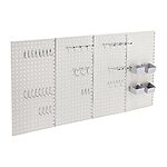 48-Piece Amazon Basics Rectangular Metal Pegboard Kit, Rust and Scratch Resistant (Gray) $34.01 + Free Shipping w/ Prime or on $35+