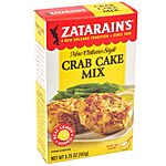 Zatarain's Crab Cake Mix, 5.75 oz $2.15 + Free Shipping w/ Prime or on $35+