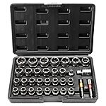 32-Piece VEVOR Bolt Extractor Set, 6mm to 10mm, 13/32&quot; to 3/4&quot;, CR-MO Steel  $31.99 + Free Shipping w/ Prime or on $35+