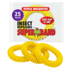 25-Pack Superband Mosquito Repellent Bracelets for Adults &amp; Kids $9.99 + Free Shipping