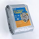 12x16 Feet GUARD SHIELD Silver Tarp Waterproof, Medium Duty 7mil $13.99 + Free Shipping w/ Prime or on $35+