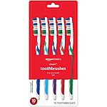 Prime: 10-Count Amazon Basics Clean+ Toothbrushes (Soft) $3.74 w/S&amp;S + Free Shipping