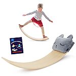Prime: Battat Education Wooden Montessori Balance Board for Toddlers $24.55 + Free Shipping