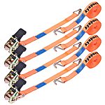 4-Pack: 14.7 Ft. Ayaport Endless Ratchet with Hook Ratcheting Tie Down Cargo Straps  $8.99 + Free Shipping w/ Prime or on $35+