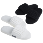 Kathy Ireland Jasmine Slide Women's Slippers (S - M - L - XL) White or Black $6 + Free Shipping