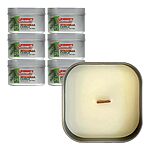6-Pack Coleman Pine Scented Citronella Candle with Wooden Crackle Wick $18.39 + Free Shipping w/ Prime or on $35+