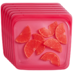 6-Pack: 28 oz. Stasher Reusable Storage Bags · 7.5 x 4.5 x 1&quot; (Raspberry) $12.99 + Free Shipping