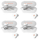 4-Pack HyperGear Bluetooth 5.0 True Wireless Earbuds (White) $20 + Free Shipping