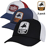 3-PACK: Catchin' Deers Trucker Meshback Caps (Assorted Colors) $9.99 + Free Shipping