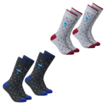 4-Pack: Rockport Martini Theme Mens Crew Socks $9.99 + Free Shipping