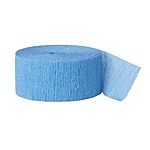 81' Carribean Blue Crepe Paper Roll  $1.25 + Free Shipping w/ Prime or on $35+