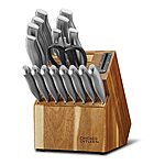18 Pc. Chicago Cutlery Insignia Steel Kitchen Knife Block Set &amp; Built-In Sharpener $114.80 + Free Shipping