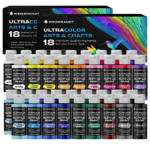2-Pack: Weisbrandt 18-Piece Ultra Color Acrylic Paint Sets $24.99 + Free Shipping