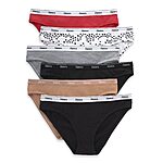 6-Pack Hanes Women's Originals Bikini Panties, Breathable Stretch Cotton Underwear, Assorted Color Mix $8.64 + Free Shipping w/ Prime or on $35+
