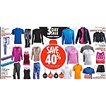 Sports Authority Black Friday: Aspire, Soybu and Bloom Women's Apparel and Aspire Yoga Mats, Blocks and Straps - 40% Off