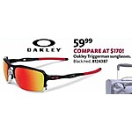 AAFES Cyber Monday: Oakley Black/Red Triggerman Sunglasses for $59.99