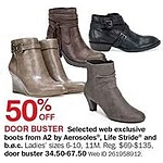 Bon-Ton Black Friday: A2 by Aerosoles Boots, Life Stride or B.O.C. Ladies' Boots - 50% Off