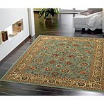 Ottohome Collection Persian Style Orientai Design Non-Skid Rubber Backing Area Rug 5' x 6'6 $10.03 @Amazon + Free Shipping