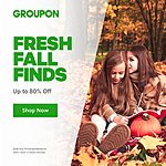 Groupon: Fresh Fall Finds: Save up to 80% - Personalized Clock $31 or Cutting Board $5.25 &amp; More