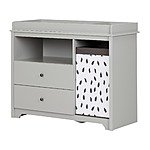 South Shore Vito Changing Table with 2 Drawers and Laundry Basket (Soft Gray) $169 - Walmart / Amazon +Free Ship
