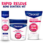 Clearasil Acne Control Kit: Deep Treatment Cleansing Pads, Deep Treatment Scrub &amp; Spot Treatment Cream $15.73 - Walmart