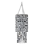 Wall Pops Ready-to-Hang Bling Chandelier, Icicles, 8.5 x 20 $11.55 - Amazon