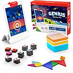 Osmo - Genius Starter Kit for iPad - 5 Educational Learning Games - Ages 6-10 - Math, Spelling $66.66 - Amazon