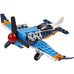 128-Piece LEGO  Creator 3-in-1 Propeller Plane Flying Toy $6.55